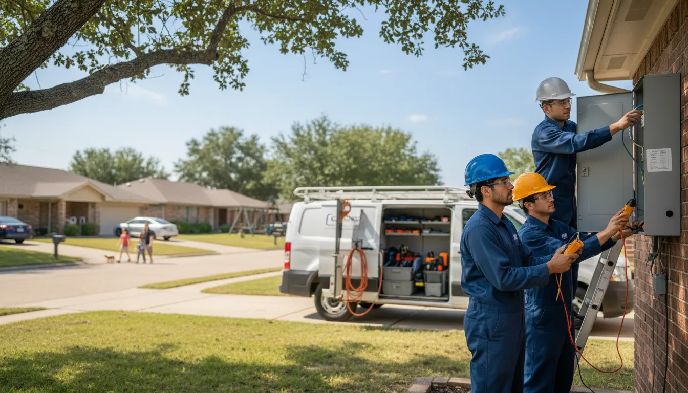 Certified electrician providing emergency electrical services in Marshall, TX
